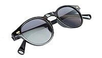 Unisex Small Round Sunglasses. Black Frame. Unisex Small Round Sunglasses. Black Frame.