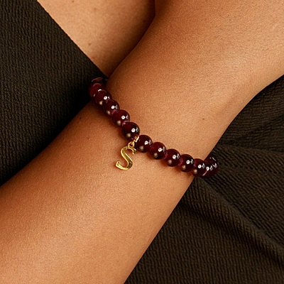 Personalised pearl bracelet