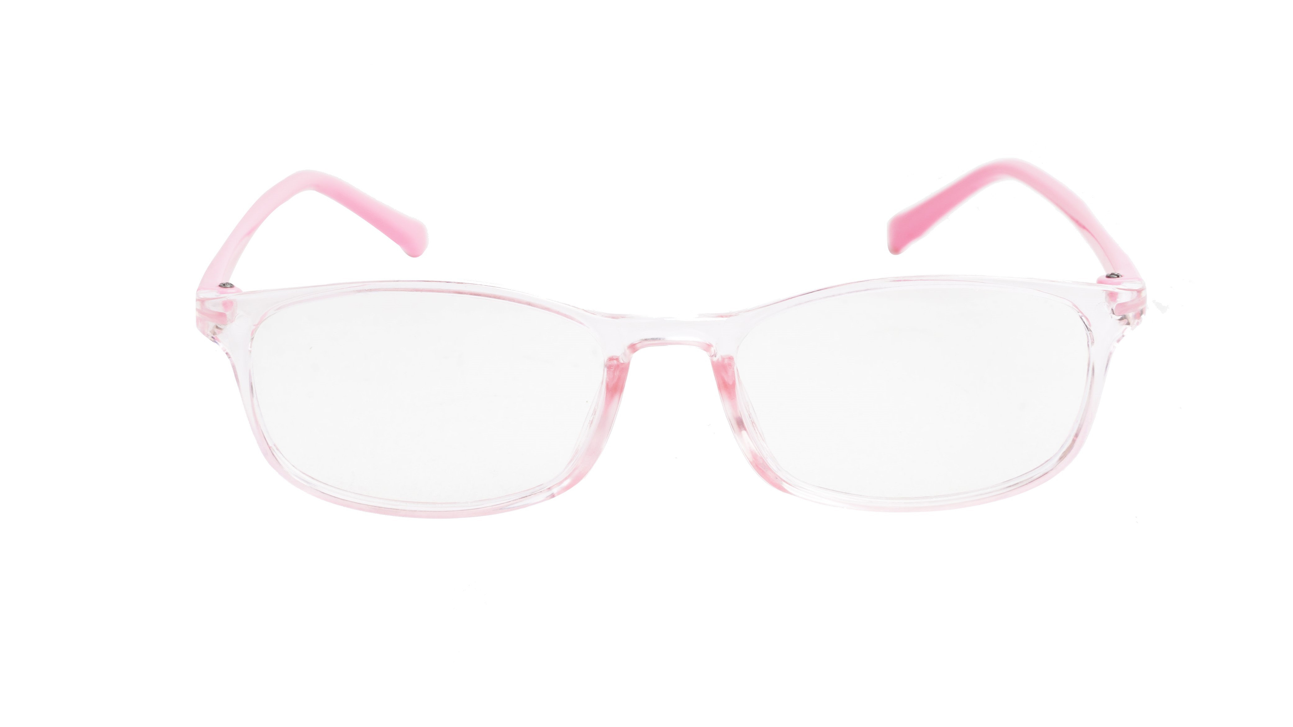 Rectangle Spectacle Frame For Girl Child. Pink Frame. Age-10-15Year