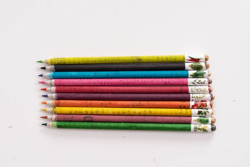 Color Paper color lead Pencils Eco-Friendly Pencil for Kids School |wood-free pencils Box (pack of 10)