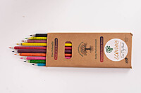 Color Paper color lead Pencils Eco-Friendly Pencil for Kids School |wood-free pencils Box (pack of 10)