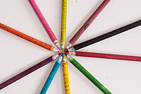 Color Paper color lead Pencils Eco-Friendly Pencil for Kids School |wood-free pencils Box (pack of 10)