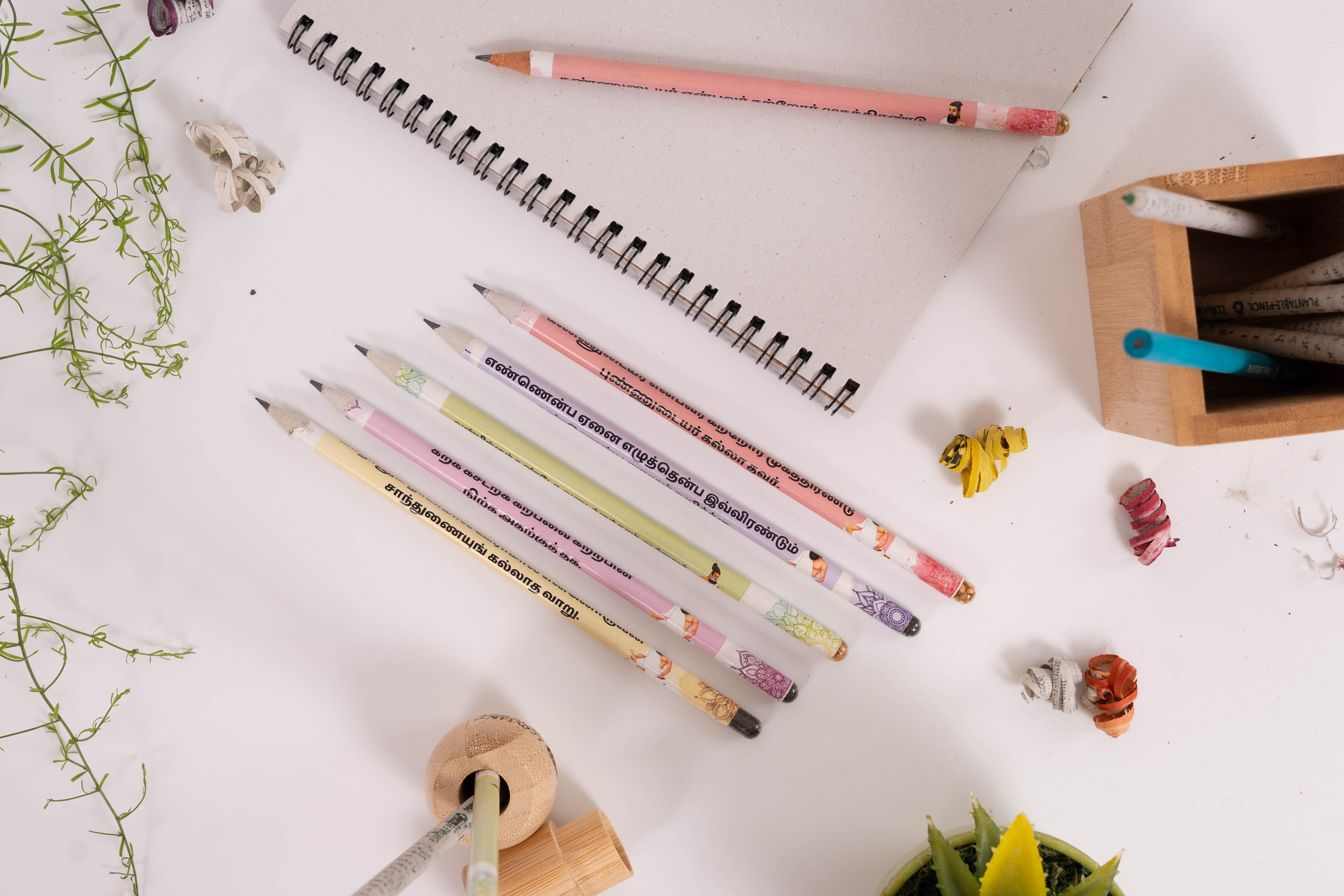 Plantable Thirukkural Seed Pencils Eco-Friendly Charcoal Pencil for Kids School | wood-free pencils(Pack of 10) Plantable Thirukkural Seed Pencils Eco-Friendly Charcoal Pencil for Kids School | wood-free pencils(Pack of 10)