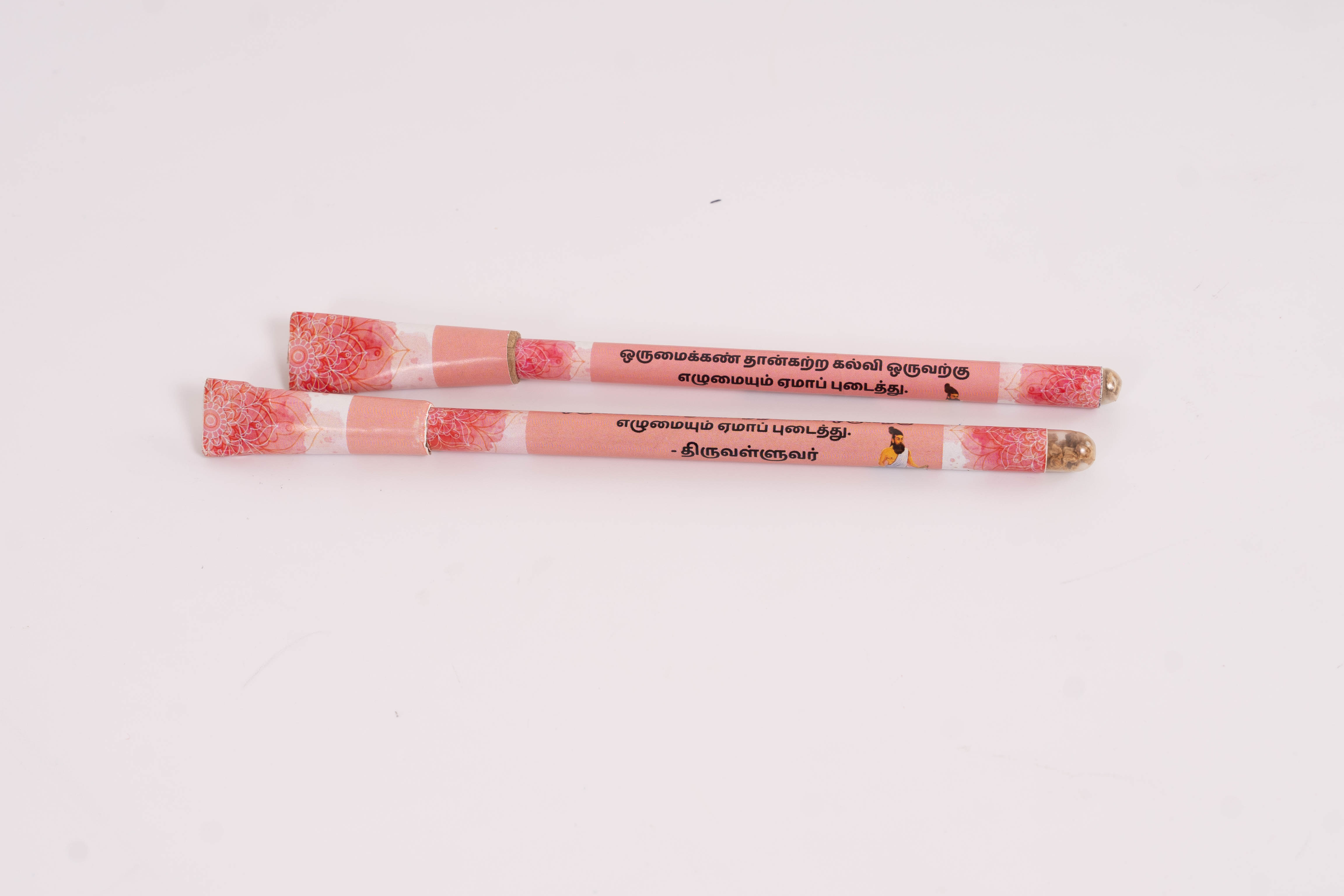 Plantable Thirukkural Seed Pen Eco/-Friendly Pen for Kids School |  wood-free pen(Pack of 10)