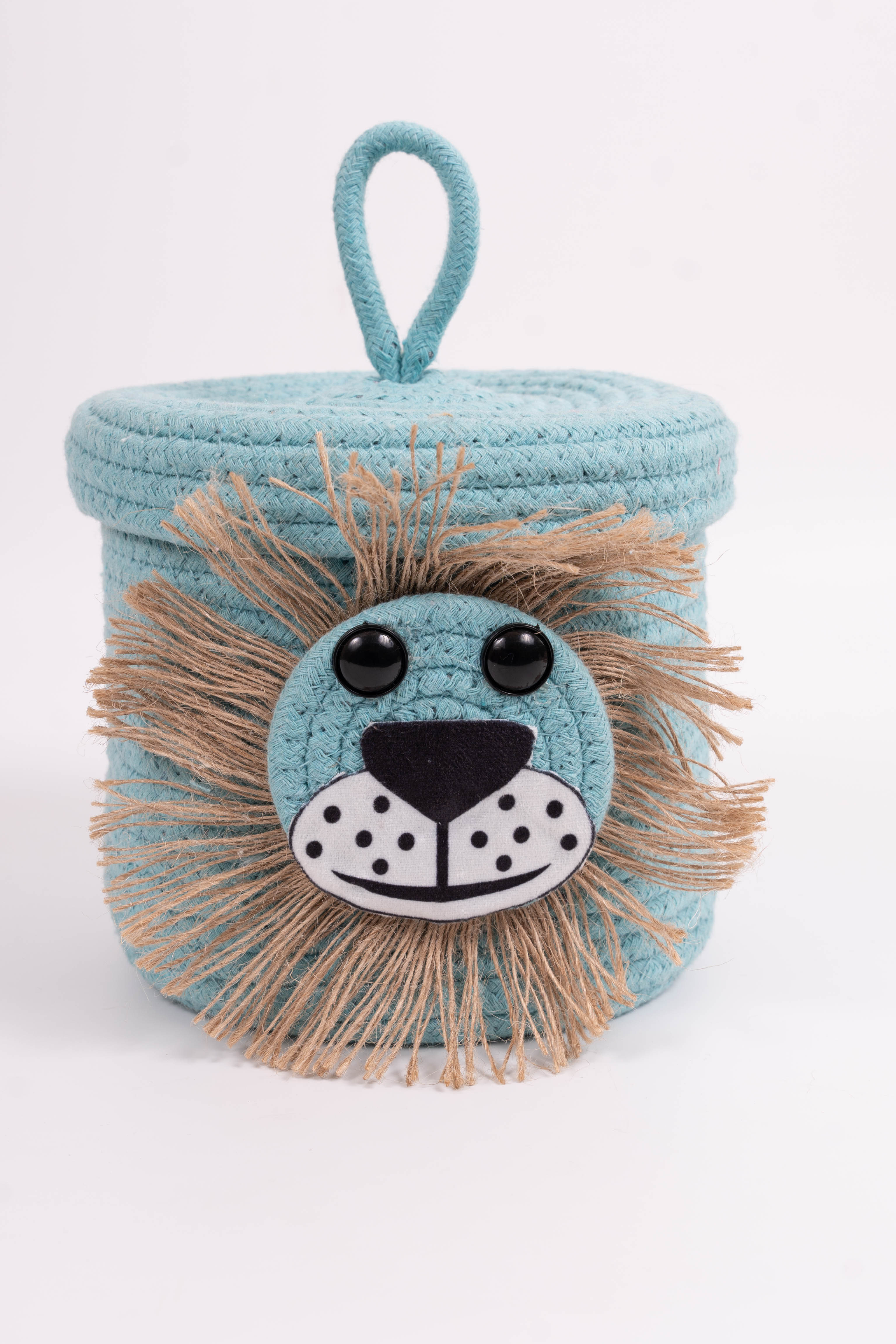 Cotton kids Storage Basket, Cute Penguin face, Organizer Box, Handwoven Eco-Friendly Storage Basket Bins with Lid Cotton kids Storage Basket, Cute Penguin face, Organizer Box, Handwoven Eco-Friendly Storage Basket Bins with Lid