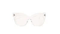 Soigné Female Oversized CatEye Spectacle Frame. Transparent Color Soigné Female Oversized CatEye Spectacle Frame. Transparent Color