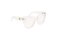 Soigné Female Oversized CatEye Spectacle Frame. Transparent Color Soigné Female Oversized CatEye Spectacle Frame. Transparent Color