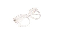 Soigné Female Oversized CatEye Spectacle Frame. Transparent Color Soigné Female Oversized CatEye Spectacle Frame. Transparent Color