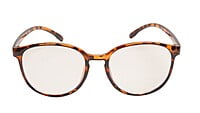 Soigné Unisex Large Round Spectacle Frame. Leopard Print Soigné Unisex Large Round Spectacle Frame. Leopard Print