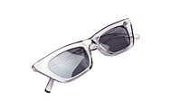 Soigné Female Large CatEye Sunglasses. See Through Grey Soigné Female Large CatEye Sunglasses. See Through Grey