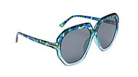 Soigné Female Oversized Sunglasses. Multicolor Soigné Female Oversized Sunglasses. Multicolor