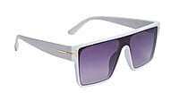 Soigné Boys & Men Oversized Square Sunglasses. White Frame Soigné Boys & Men Oversized Square Sunglasses. White Frame