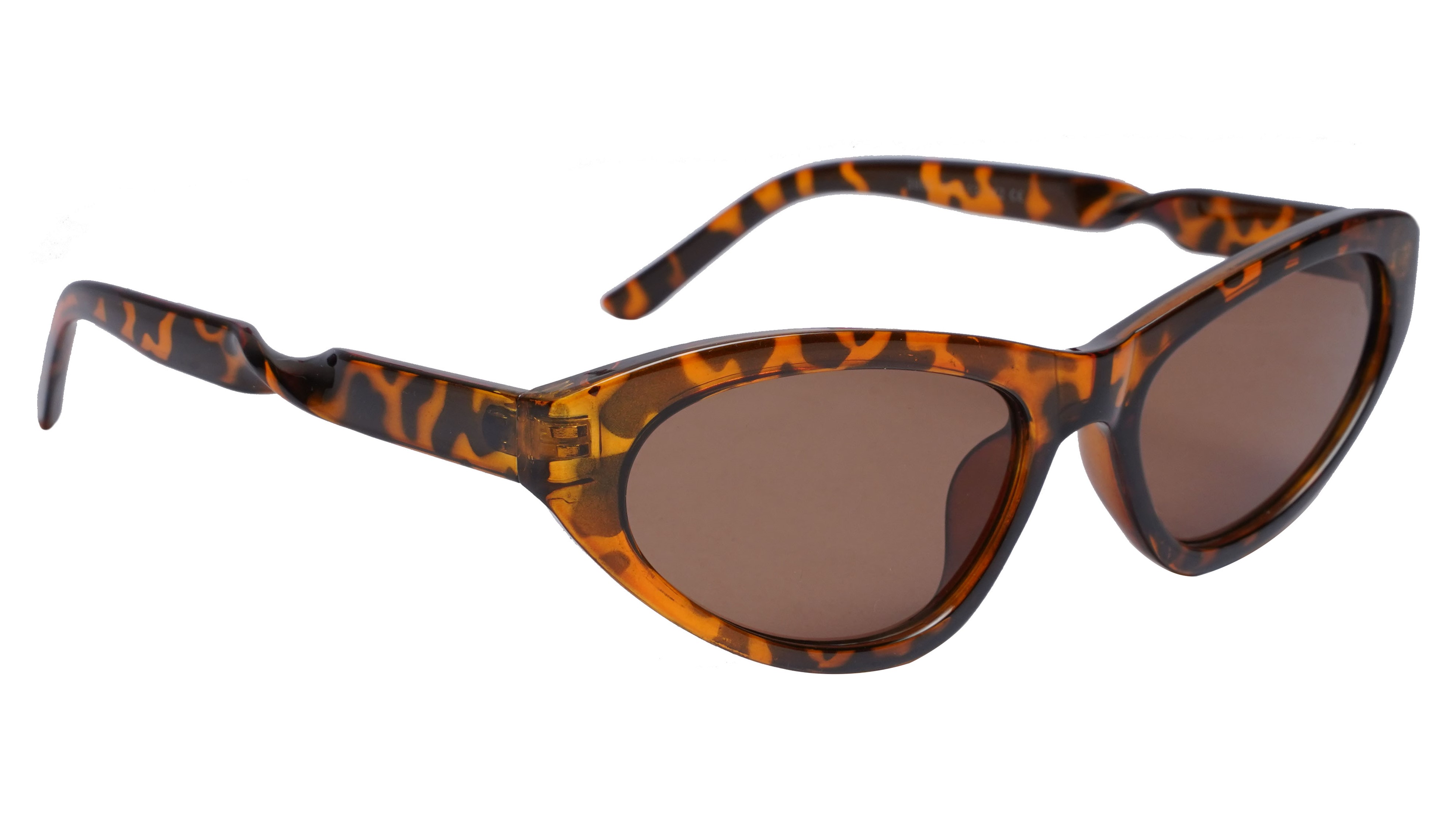 Soigné Female Large Cat Eye Sunglasses.Leopard Print
