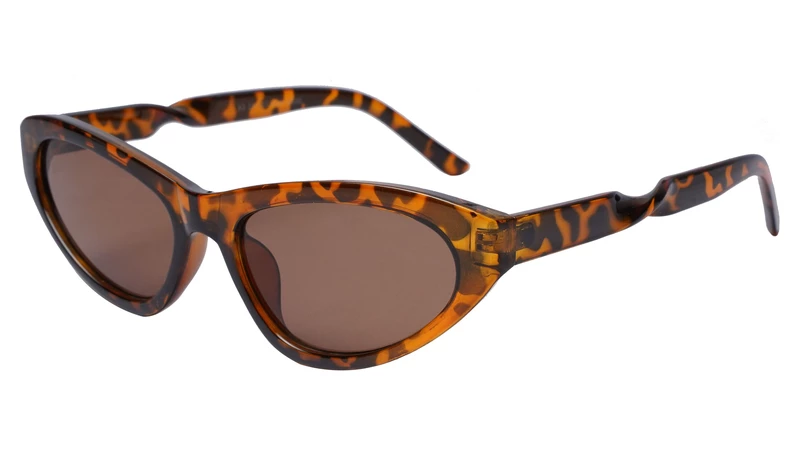 Soigné Female Large Cat Eye Sunglasses.Leopard Print
