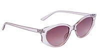 Soigné Female Large Cateye Sunglasses.Transparent Frame Soigné Female Large Cateye Sunglasses.Transparent Frame