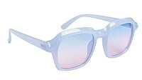 Soigné Female Large Square Sunglasses. Light Blue Soigné Female Large Square Sunglasses. Light Blue