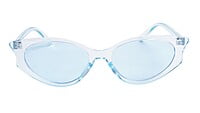 Soigné Female Large Cateye Sunglasses.See Through Blue Frame Soigné Female Large Cateye Sunglasses.See Through Blue Frame