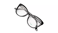 Soigné Female Medium Cat Eye Spectacle Frame.Glossy Black