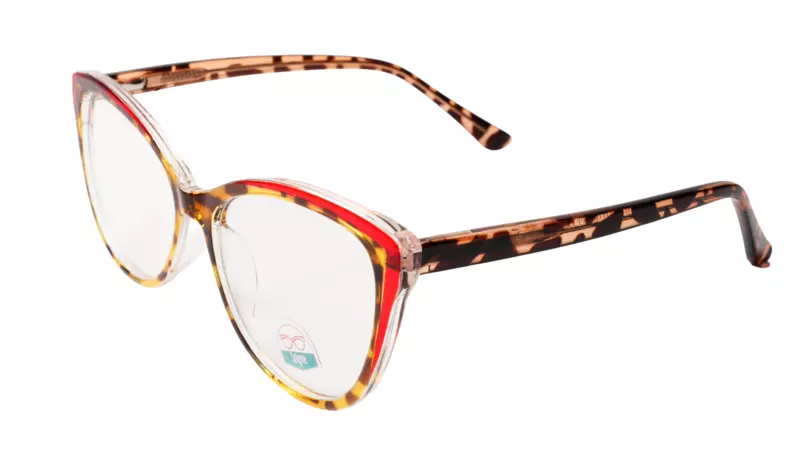 Soigné Female Medium Cat Eye Spectacle Frame.Multicolor