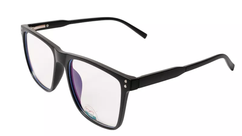 Soigné Unisex Oversized Square Spectacle Frame.Matte Black Color