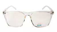 Soigné Unisex Oversized Square Spectacle Frame.Transparent Color Frame