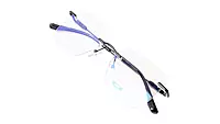 Soigné Unisex Medium Square Rimless Spectacle Frame.Black Frame