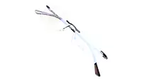 Soigné Unisex Medium Rectangular Rimless Spectacle Frame.Black Color