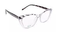 Soigné Female Medium Cat Eye Spectacle Frame.Black&Transparent