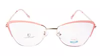 Soigné Female Medium Cat Eye Spectacle Frame.Pink&Gold