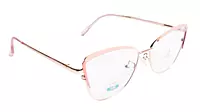 Soigné Female Medium Cat Eye Spectacle Frame.Pink&Gold