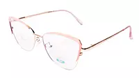 Soigné Female Medium Cat Eye Spectacle Frame.Pink&Gold