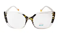 Soigné Female Oversized Cat Eye Spectacle Frame.MultiColor