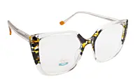 Soigné Female Oversized Cat Eye Spectacle Frame.MultiColor