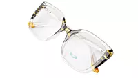 Soigné Female Oversized Cat Eye Spectacle Frame.MultiColor