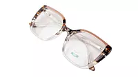 Soigné Female Oversized Cat Eye Spectacle Frame.MultiColor Frame