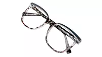 Soigné Unisex Oversized Square Spectacle Frame.Tortoise Print Frame Color