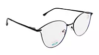 Soigné Unisex Medium Round Spectacle Frame.Black Color
