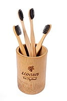 Bamboo Toothbrush With Charcoal Activated Soft Bristles, BPA Free, Biodegradable And Compostable Handle |100%Eco-friendly |
