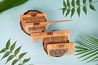Neem Wide Tooth Comb wood| Hair fall & Dandruff Control/ Eco-Friendly, Anti-Static, Natural Hair Care || Wide-Tooth comb, Natural Neem Wood Neem Wide Tooth Comb wood| Hair fall & Dandruff Control/ Eco-Friendly, Anti-Static, Natural Hair Care || Wide-Tooth comb, Natural Neem Wood