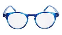 Soigné Unisex Medium Round Spectacle Frame.Light&Dark Blue Soigné Unisex Medium Round Spectacle Frame.Light&Dark Blue