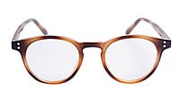 Soigné Unisex Medium Round Spectacle Frame.Light&Dark Brown Soigné Unisex Medium Round Spectacle Frame.Light&Dark Brown