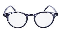 Soigné Unisex Medium Round Spectacle Frame.Black&Transparent Soigné Unisex Medium Round Spectacle Frame.Black&Transparent