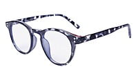 Soigné Unisex Medium Round Spectacle Frame.Black&Transparent Soigné Unisex Medium Round Spectacle Frame.Black&Transparent
