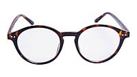 Soigné Unisex Medium Round Spectacle Frame.Leopard Print Frame Soigné Unisex Medium Round Spectacle Frame.Leopard Print Frame