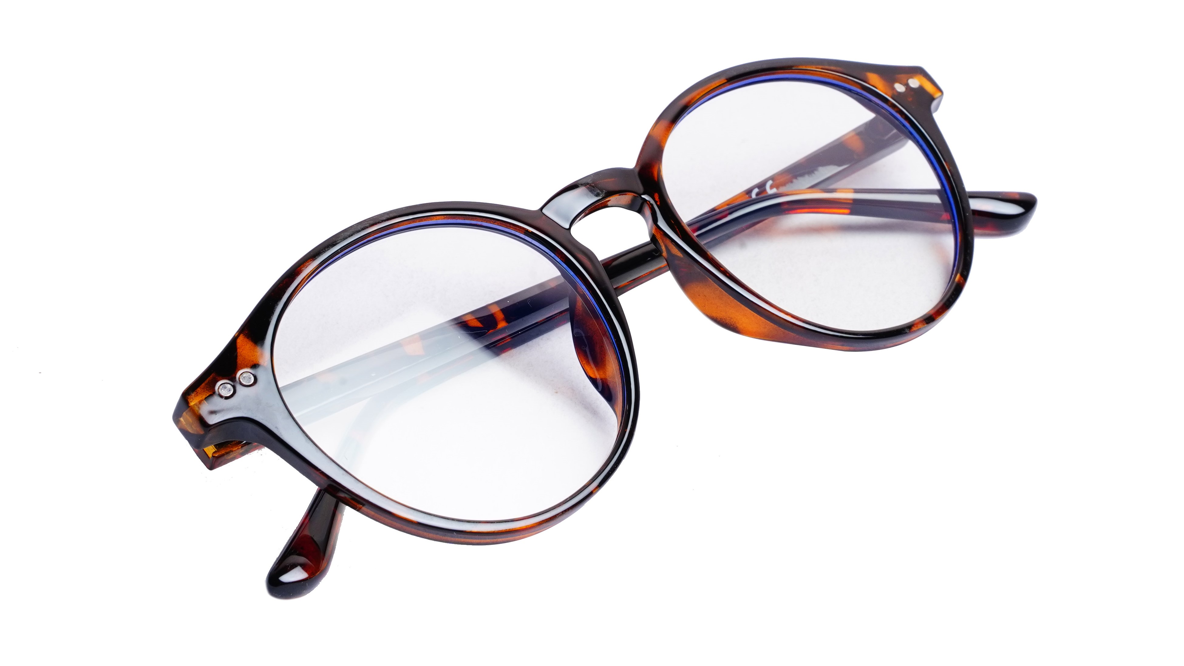 Soigné Unisex Medium Round Spectacle Frame.Leopard Print Frame
