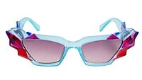 Soigné Kids Cateye Sunglasses.Light Blue&Multicolor.(9-15)Y-Girl Soigné Kids Cateye Sunglasses.Light Blue&Multicolor.(9-15)Y-Girl