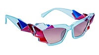 Soigné Kids Cateye Sunglasses.Light Blue&Multicolor.(9-15)Y-Girl Soigné Kids Cateye Sunglasses.Light Blue&Multicolor.(9-15)Y-Girl
