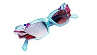 Soigné Kids Cateye Sunglasses.Light Blue&Multicolor.(9-15)Y-Girl Soigné Kids Cateye Sunglasses.Light Blue&Multicolor.(9-15)Y-Girl