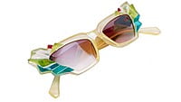 Soigné Kids Cateye Sunglasses.Yellow&Multicolor.(9-15)Y-Girl Soigné Kids Cateye Sunglasses.Yellow&Multicolor.(9-15)Y-Girl