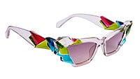 Soigné Kids Cateye Sunglasses.Light Brown&Multicolor.(9-15)Y-Girl